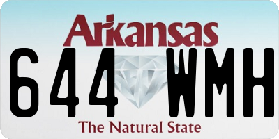 AR license plate 644WMH