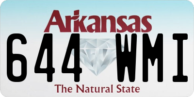 AR license plate 644WMI