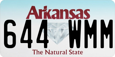 AR license plate 644WMM