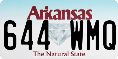 AR license plate 644WMQ