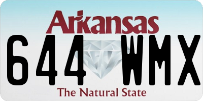 AR license plate 644WMX