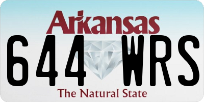 AR license plate 644WRS