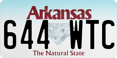 AR license plate 644WTC