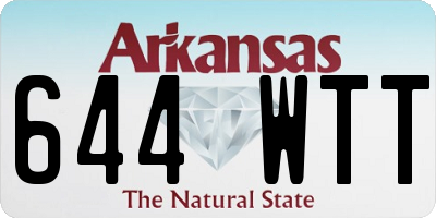 AR license plate 644WTT