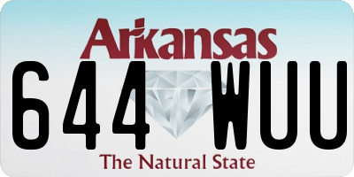 AR license plate 644WUU