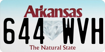 AR license plate 644WVH