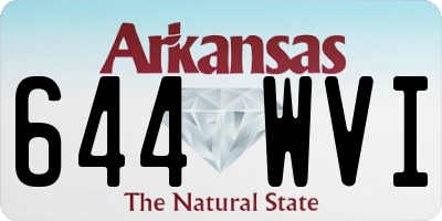 AR license plate 644WVI