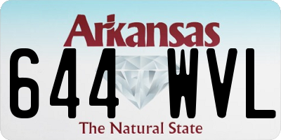 AR license plate 644WVL
