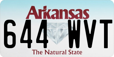 AR license plate 644WVT