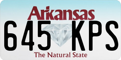 AR license plate 645KPS