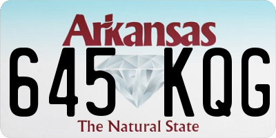 AR license plate 645KQG