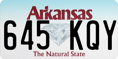 AR license plate 645KQY