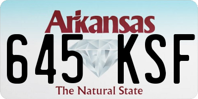 AR license plate 645KSF