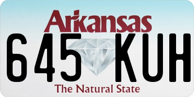 AR license plate 645KUH
