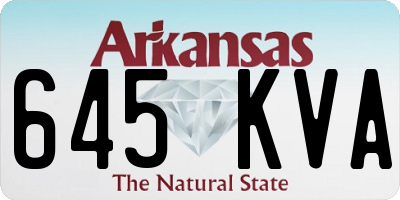 AR license plate 645KVA