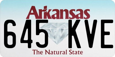 AR license plate 645KVE