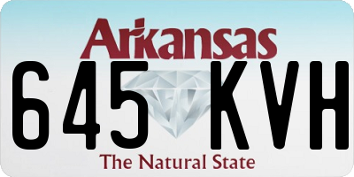 AR license plate 645KVH