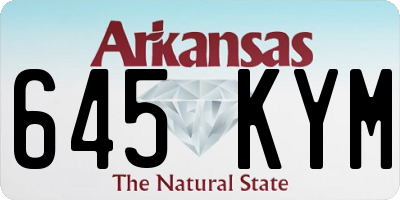 AR license plate 645KYM