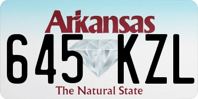 AR license plate 645KZL