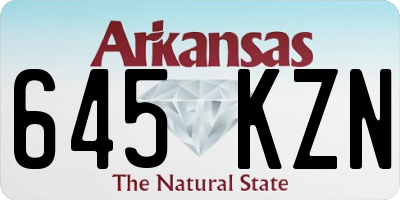 AR license plate 645KZN