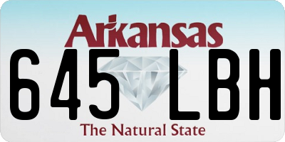 AR license plate 645LBH