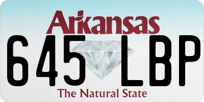 AR license plate 645LBP