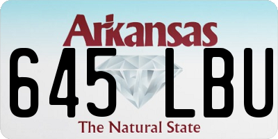 AR license plate 645LBU