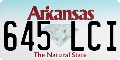 AR license plate 645LCI