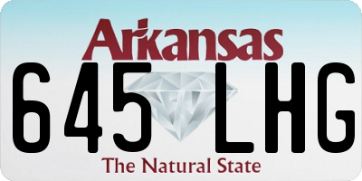 AR license plate 645LHG