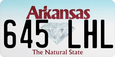 AR license plate 645LHL