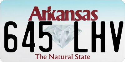 AR license plate 645LHV