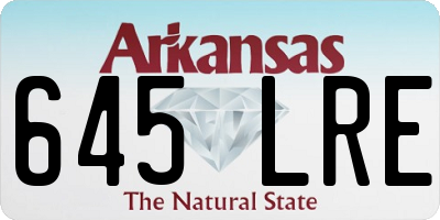 AR license plate 645LRE