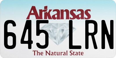 AR license plate 645LRN