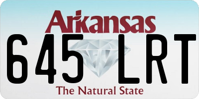 AR license plate 645LRT