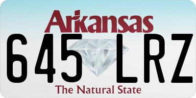 AR license plate 645LRZ