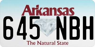 AR license plate 645NBH