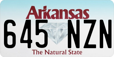 AR license plate 645NZN