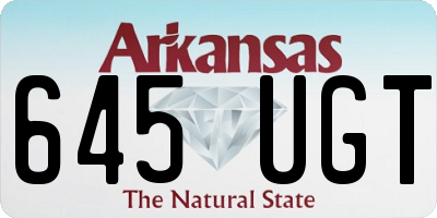 AR license plate 645UGT