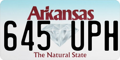 AR license plate 645UPH