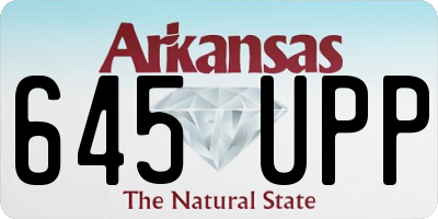 AR license plate 645UPP