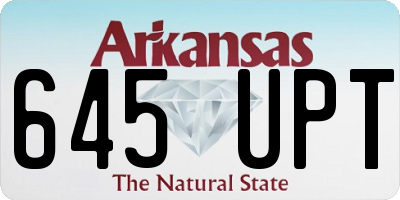 AR license plate 645UPT