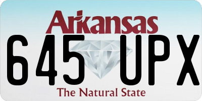 AR license plate 645UPX