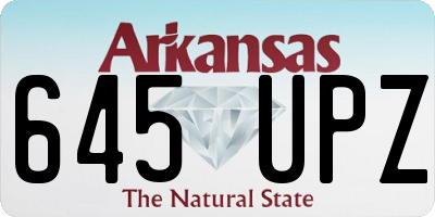 AR license plate 645UPZ