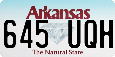 AR license plate 645UQH