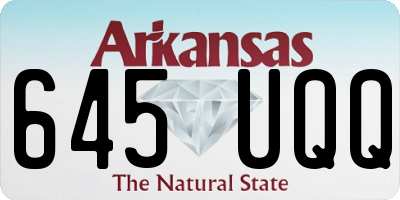 AR license plate 645UQQ