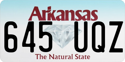 AR license plate 645UQZ