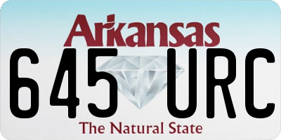 AR license plate 645URC