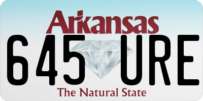 AR license plate 645URE