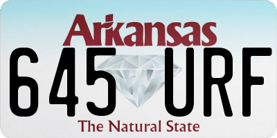 AR license plate 645URF