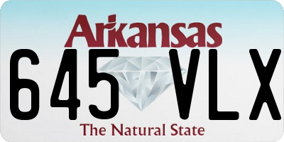 AR license plate 645VLX